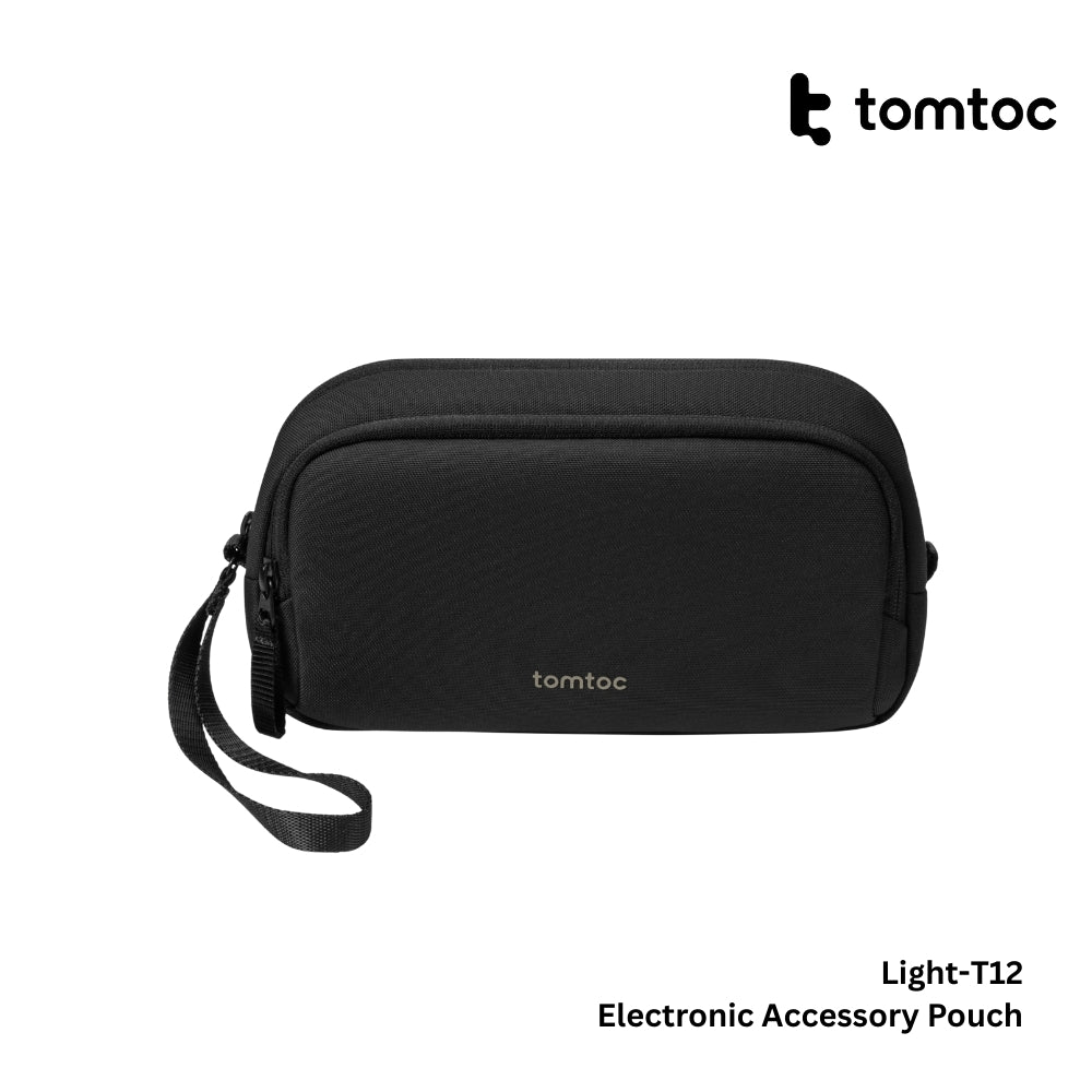 TOMTOC - Light-T12 Essential Tech Organizer ( M / 1.8L ) - Black