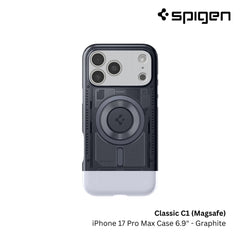 Spigen - Classic C1 Magfit Case For iPhone 17 Pro Max - Graphite