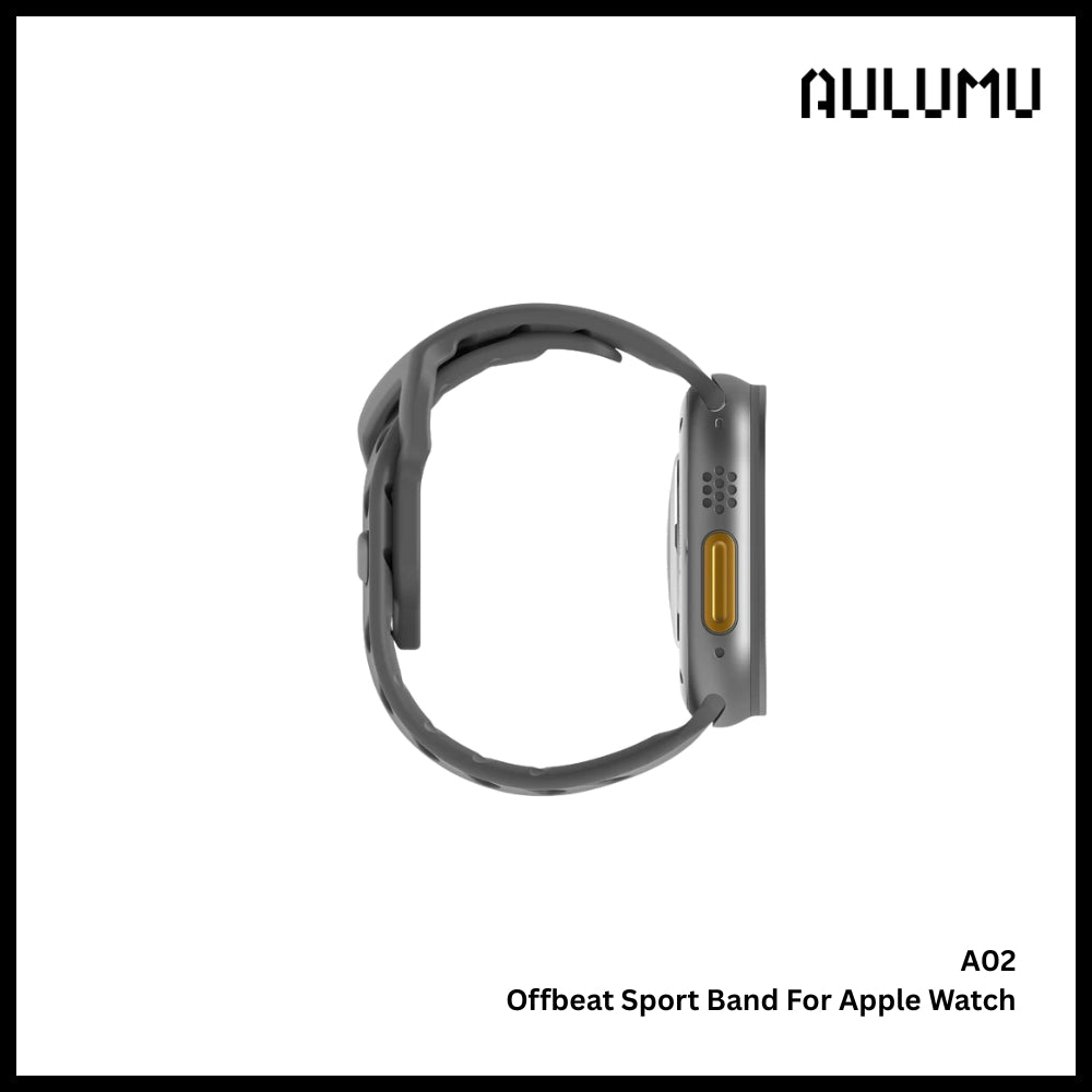 Aulumu  - A02 Offbeat Sport Band for Apple Watch Series - Grey