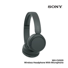 SONY - WH-CH520 Wireless Headphone With Microphone - Black