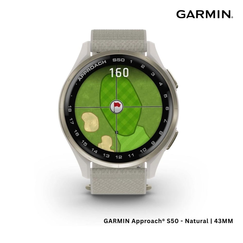GARMIN - Approach® S50 Smart Watch (43mm) - Natural