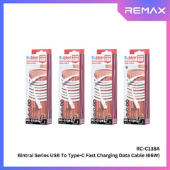 REMAX - RC-C138A Bintrai Series USB to Type-C Fast Charging Data Cable ( 66W ) - Purple