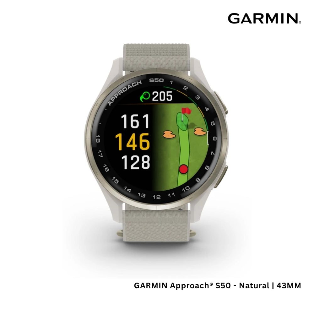 GARMIN - Approach® S50 Smart Watch (43mm) - Natural