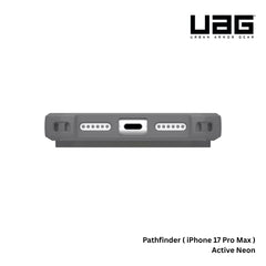UAG - Pathfinder Clear Case For iPhone 17 Pro Max - Active Neon