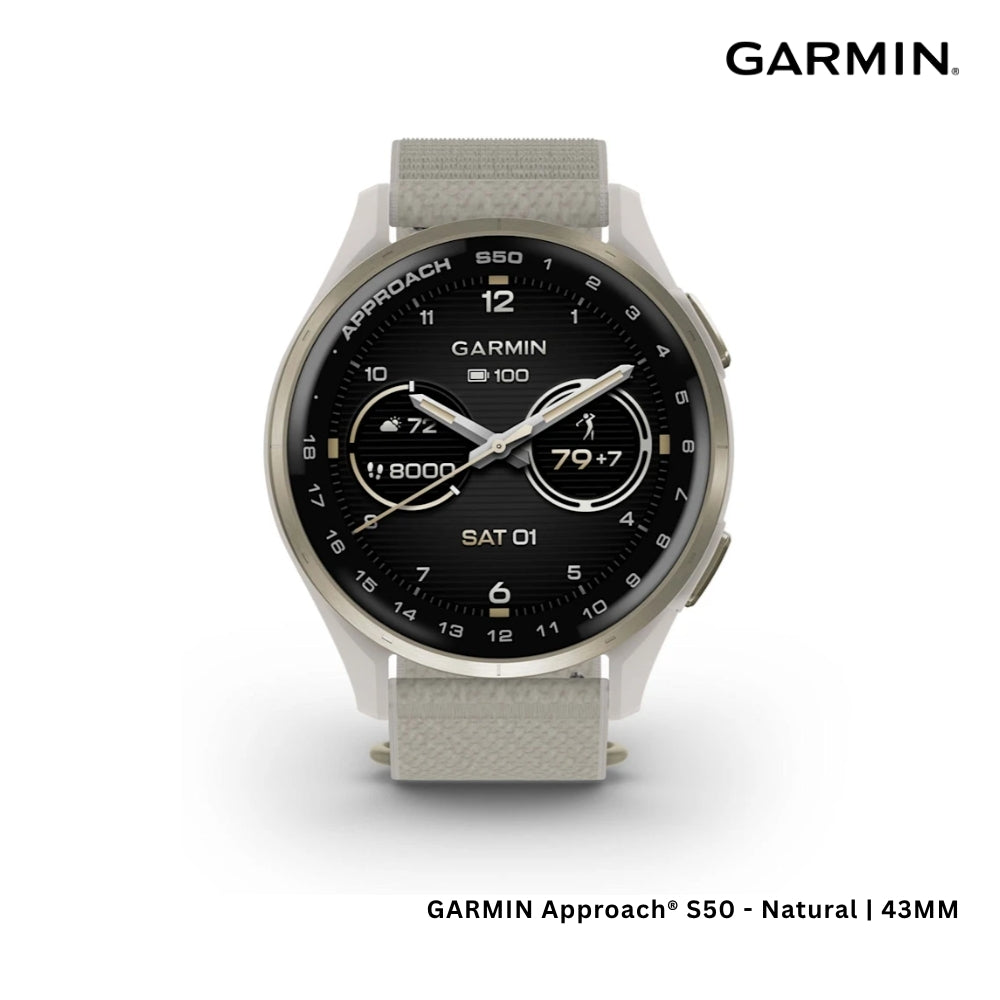 GARMIN - Approach® S50 Smart Watch (43mm) - Natural