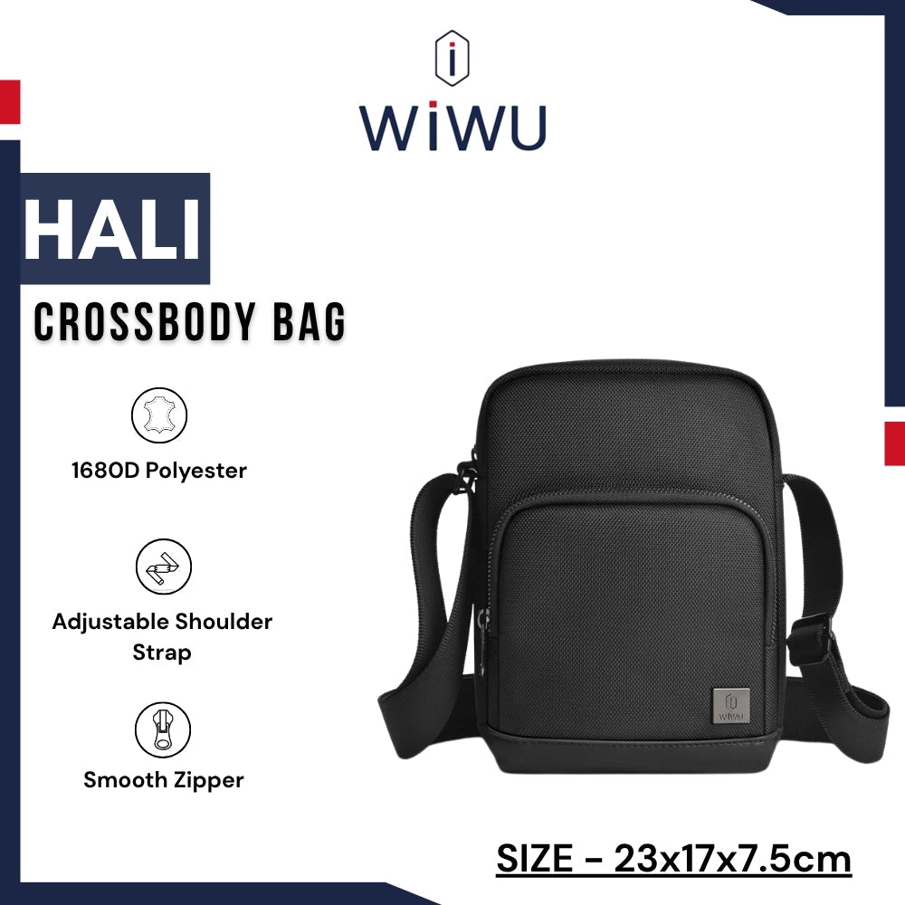 WIWU - Hali Crossbody Bag - Black
