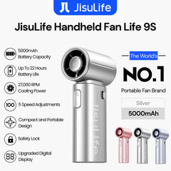 JisuLife - Handheld Fan Life 9S ( 5000mAh ) - Silver