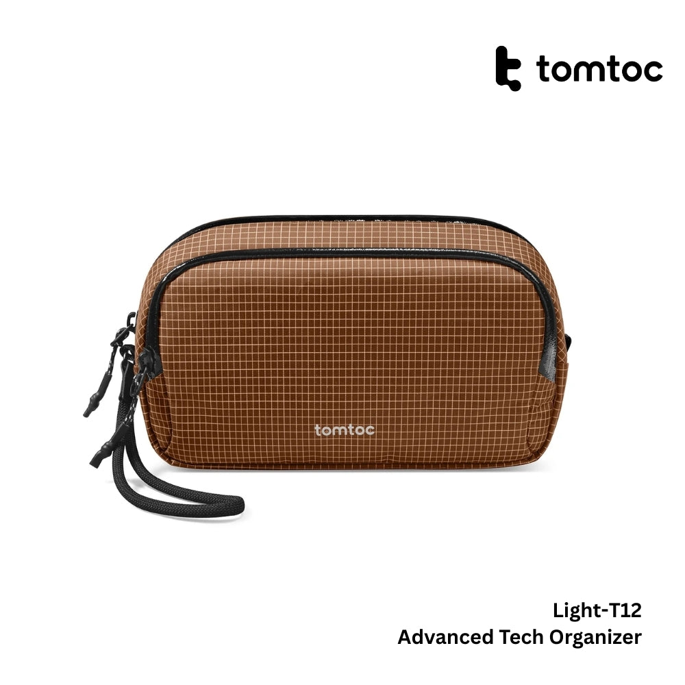 TOMTOC - Light-T12 Advanced Tech Organizer ( M / 1.8L ) - Brown