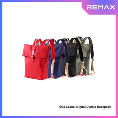 REMAX - 608 Casual Digital Double Backpack - Red