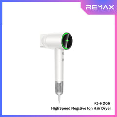 REMAX - RS-HD06 High Speed Negative ION Hair Dryer (3M) - White