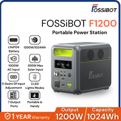 FOSSiBOT - F1200 Portable Power Station ( 1,200W 1,024Wh ) - Green