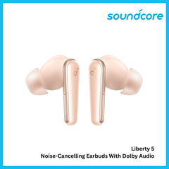 ANKER - SOUNDCORE Liberty 5 Noise-Cancelling Bluetooth Earbuds - Gold