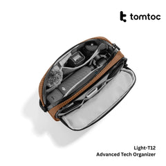 TOMTOC - Light-T12 Advanced Tech Organizer ( M / 1.8L ) - Brown