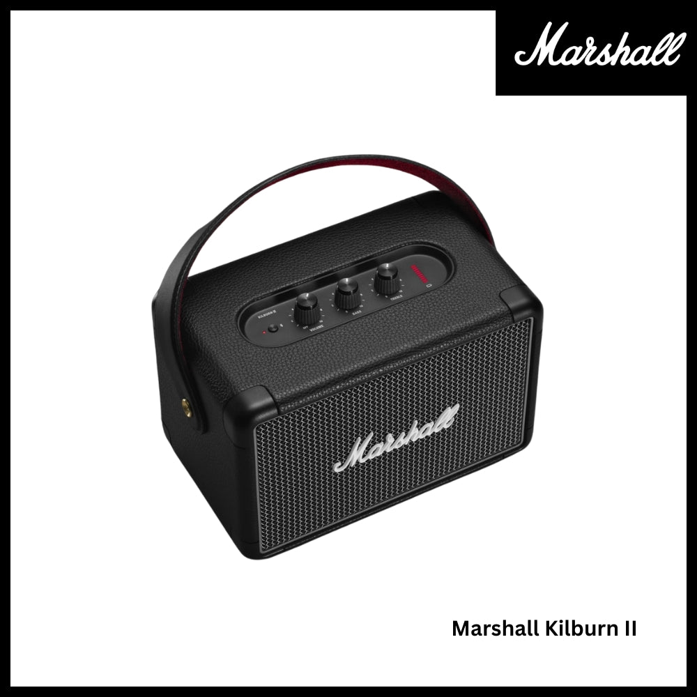 Marshall Kilburn 2 Portable Bluetooth Speaker - Black