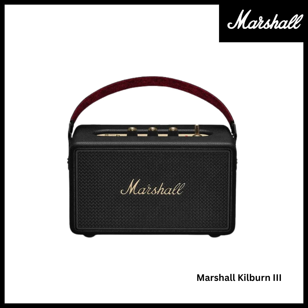 Marshall - Kilburn 3 Bluetooth Speaker - Black & Bass