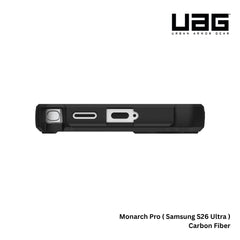 UAG - Monarch Pro Case For Samsung Galaxy S26 Ultra - Carbon Fiber