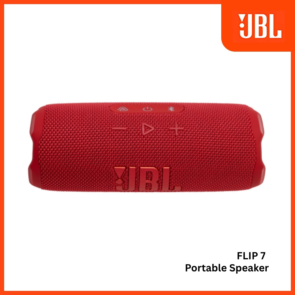 JBL - FLIP 7 Portable Bluetooth Speaker - Red