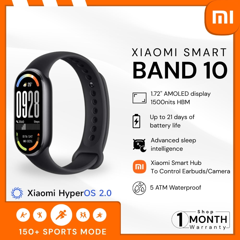 Xiaomi - Smart Band 10 - Black