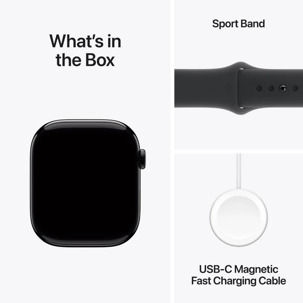 Apple Watch Series 10(42mm) S/M Jet Black