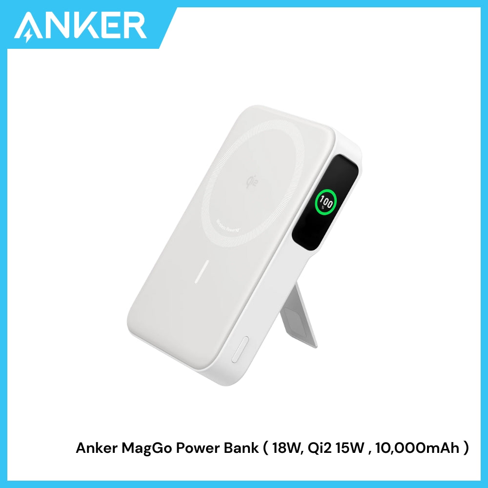 ANKER - MagGo 10000mah Magsafe Power Bank (35W) - White