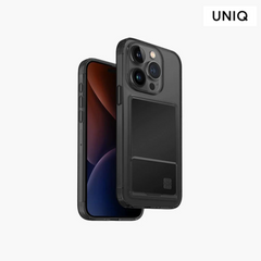 UNIQ iPhone 15 Pro Air Fender ID Case - Black