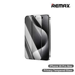 iPhone 16 Pro Max >> REMAX Privacy Tempered Glass Future Ultra-Soft Series - Light Grey