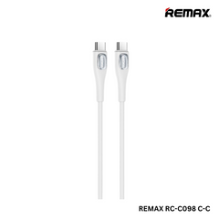 REMAX RC-C098 C-C Crystal Series 65W Liquid Silicone Fast Charging Data Cable Type-C to Type-C (1M)(65W)