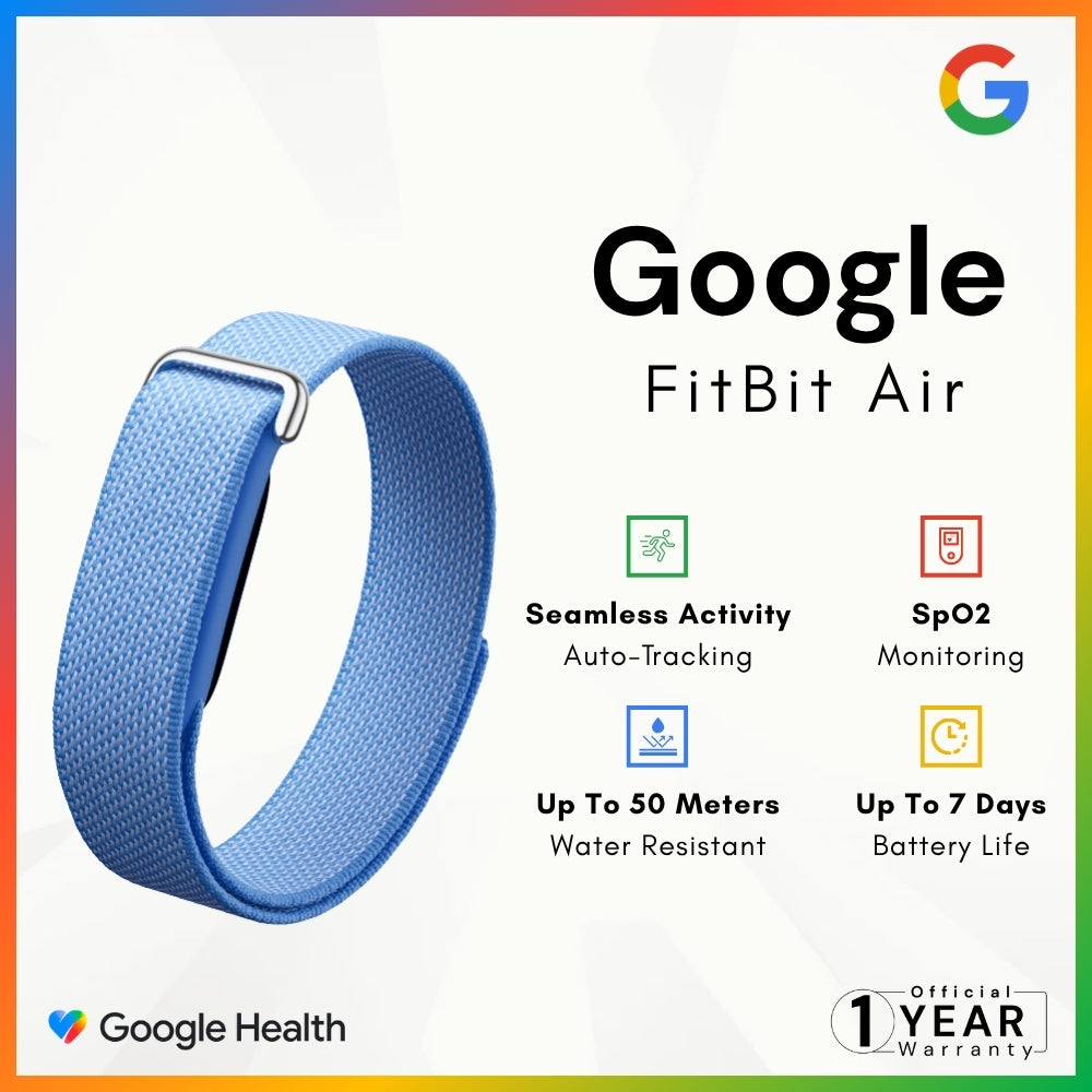 Google - FitBit Air - Blue