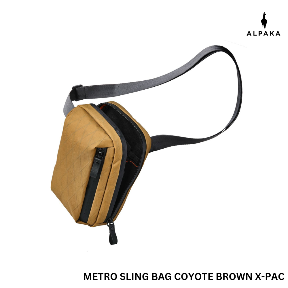 ALPAKA--METRO SLING Cross Body Bag(Brown)