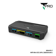 T-PRO - MNUPS 7 28000mAh Multifunctional DC Mini UPS ( 36W )  - Black