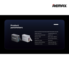 Remax RB-M51 5.4 Chenyie Series Portable Wireless Speaker With Light (120W) - Black