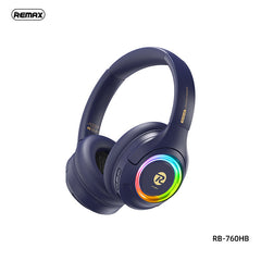 REMAX RB-760HB Bincorui Series Wireless Headphone - Blue