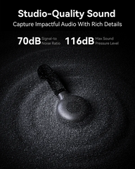 Hollyland - Lark M2S Combo Lavalier Wireless Microphone - Grey