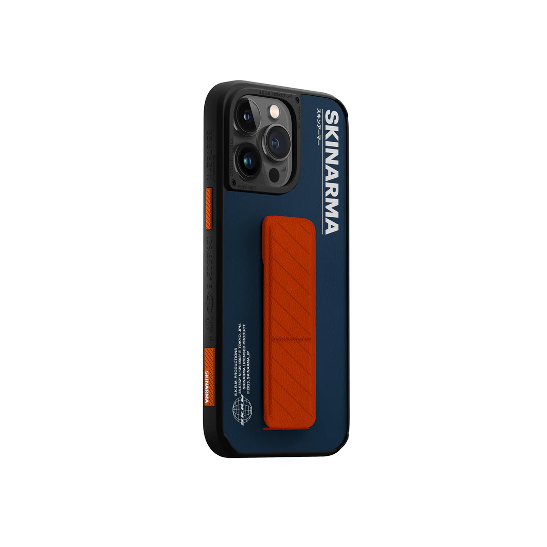 Skinarma iPhone 14 Pro Max (6.7") Gyo Leatherette Bumper (Blue)