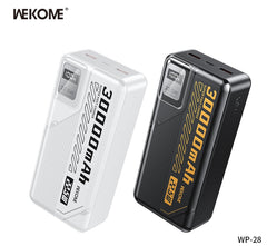 WEKOME WP-28 MECHA II SERIES 30000MAH 22.5W SUPER FAST CHARGING POWER BANK -White