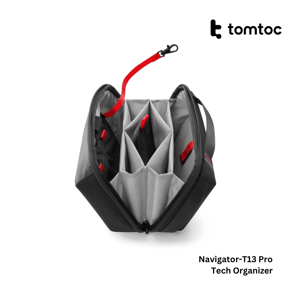 TOMTOC - Navigator-T13 Pro Tech Organizer ( M / 2.4L ) - Black