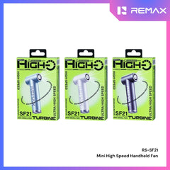 REMAX - RS-SF21 Mini High Speed Handheld Fan - White