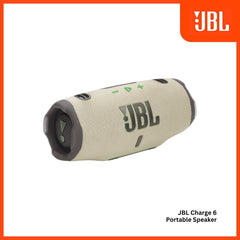 JBL - Charge 6 Portable Speaker (45W) - Sand
