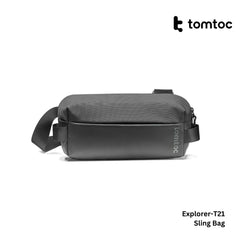 TOMTOC -  Explorer-T21 Sling Bag S ( 8.3 Inch / 3L ) - Black