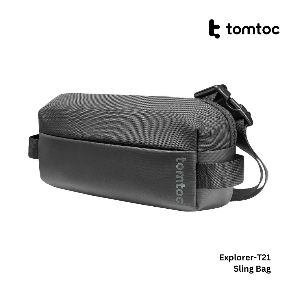 TOMTOC -  Explorer-T21 Sling Bag S ( 8.3 Inch / 3L ) - Black