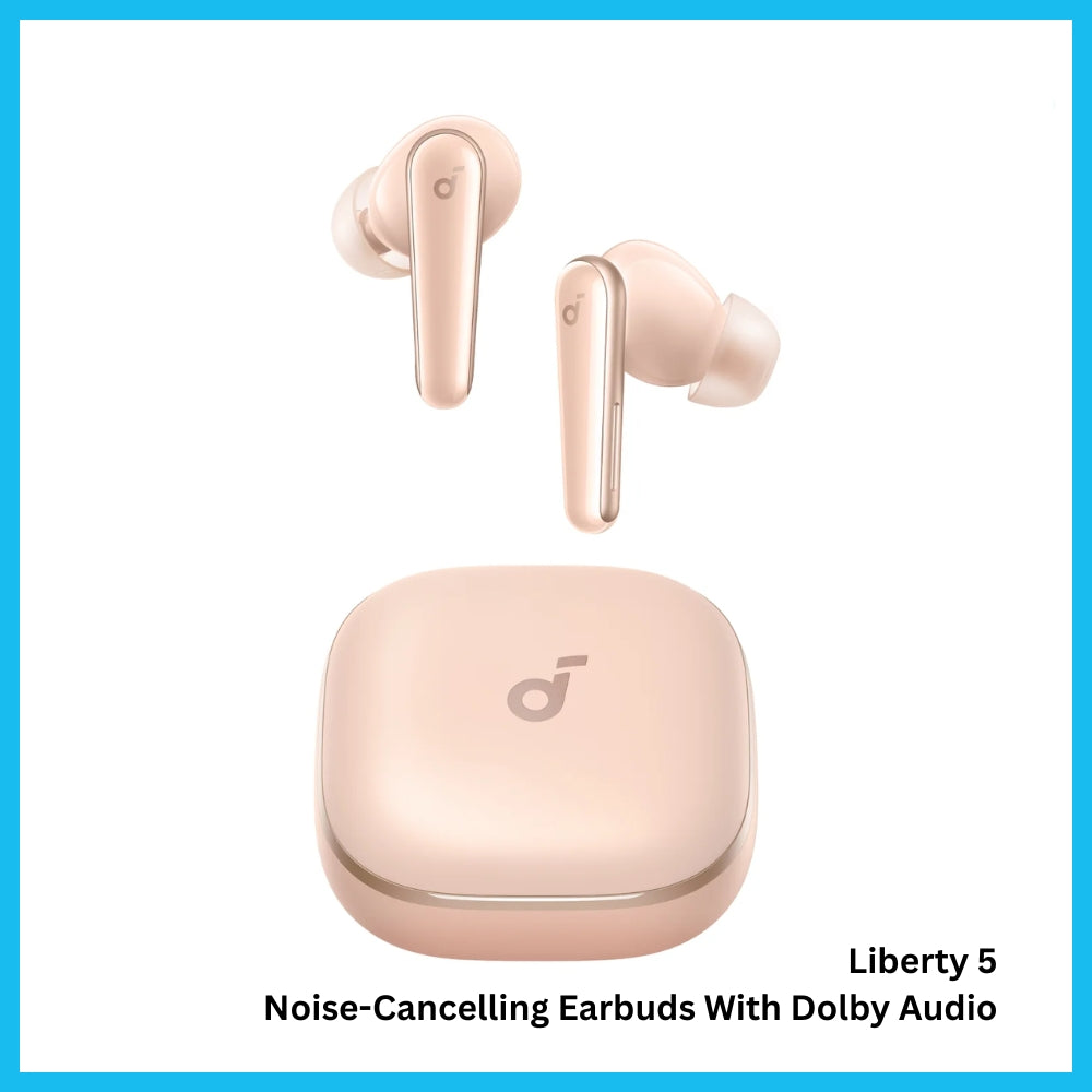 ANKER - SOUNDCORE Liberty 5 Noise-Cancelling Bluetooth Earbuds - Gold