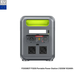 FOSSiBOT - F1200 Portable Power Station ( 1,200W 1,024Wh ) - Green