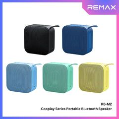 REMAX - RB-M2 Cooplay Series Portable Wireless Bluetooth Speaker (5W) - Cyan Blue