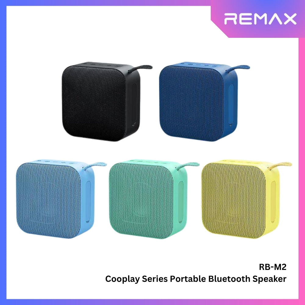 REMAX - RB-M2 Cooplay Series Portable Wireless Bluetooth Speaker (5W) - Blue