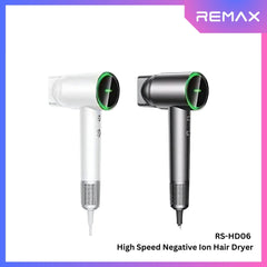 REMAX - RS-HD06 High Speed Negative ION Hair Dryer (3M) - Grey