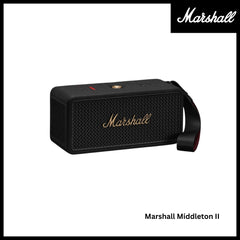Marshall - Middleton 2 Portable Speaker - Black & Brass