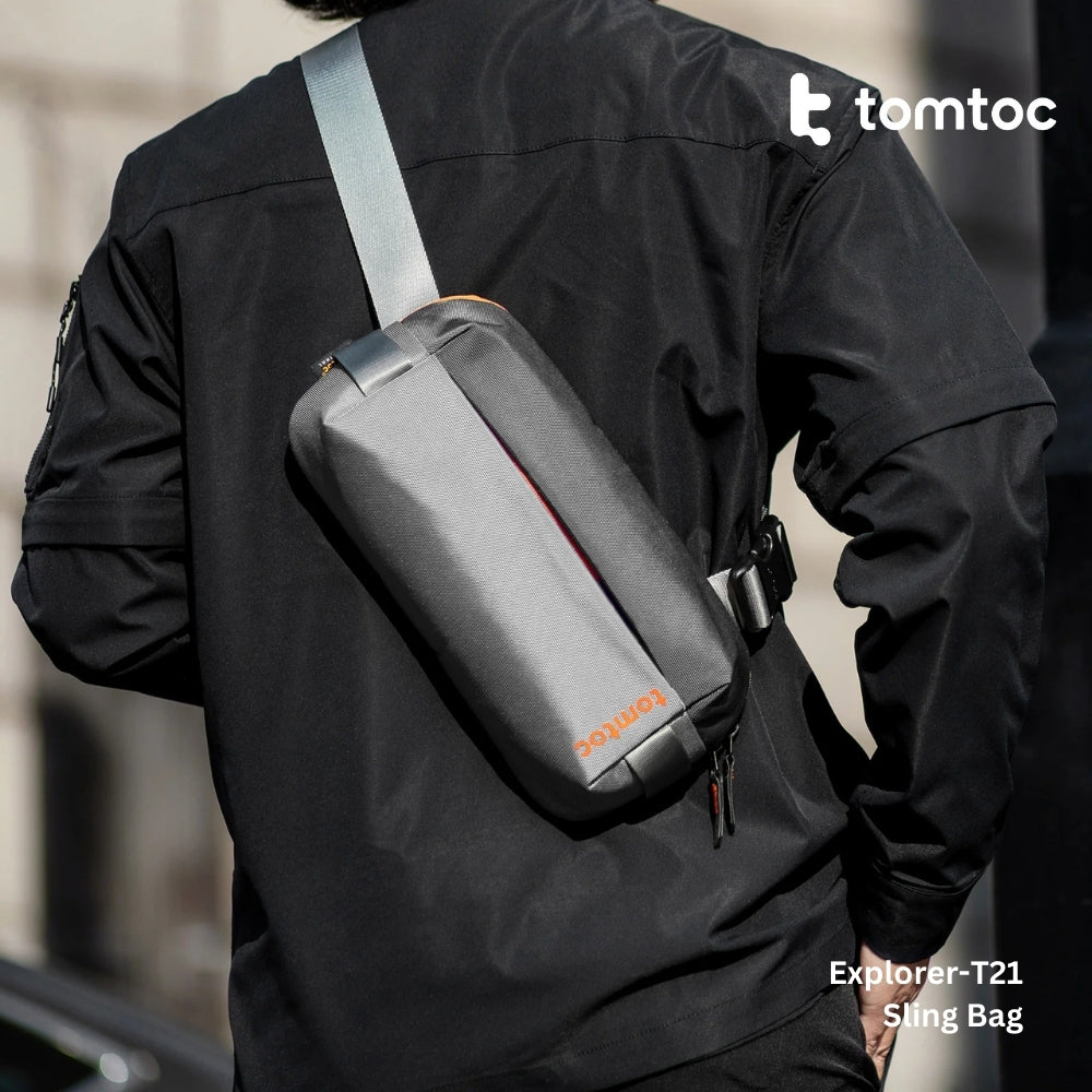 TOMTOC -  Explorer-T21 Sling Bag S ( 8.3 Inch / 3L ) - Space Grey