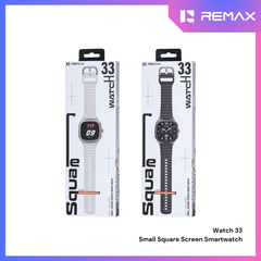 REMAX - Watch 33 Small Square Screen Smart Watch - White