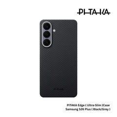 PITAKA - Ultra-Slim (Edge) Case For Samsung S26 Plus - Black / Grey