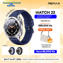 REMAX - WATCH 22 Linkage Turning Circle Smart Watch - Silver